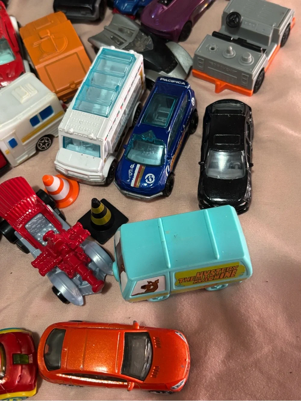 Toy Airplane with Assorted Kids Vehicle Playset